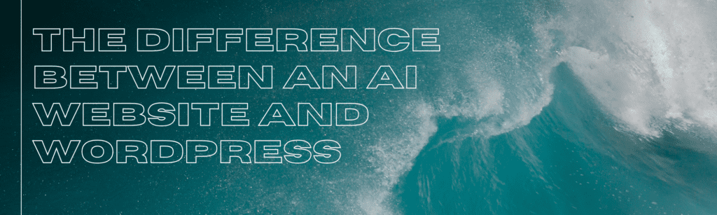 ההבדל בין אתר AI לוורדפרס